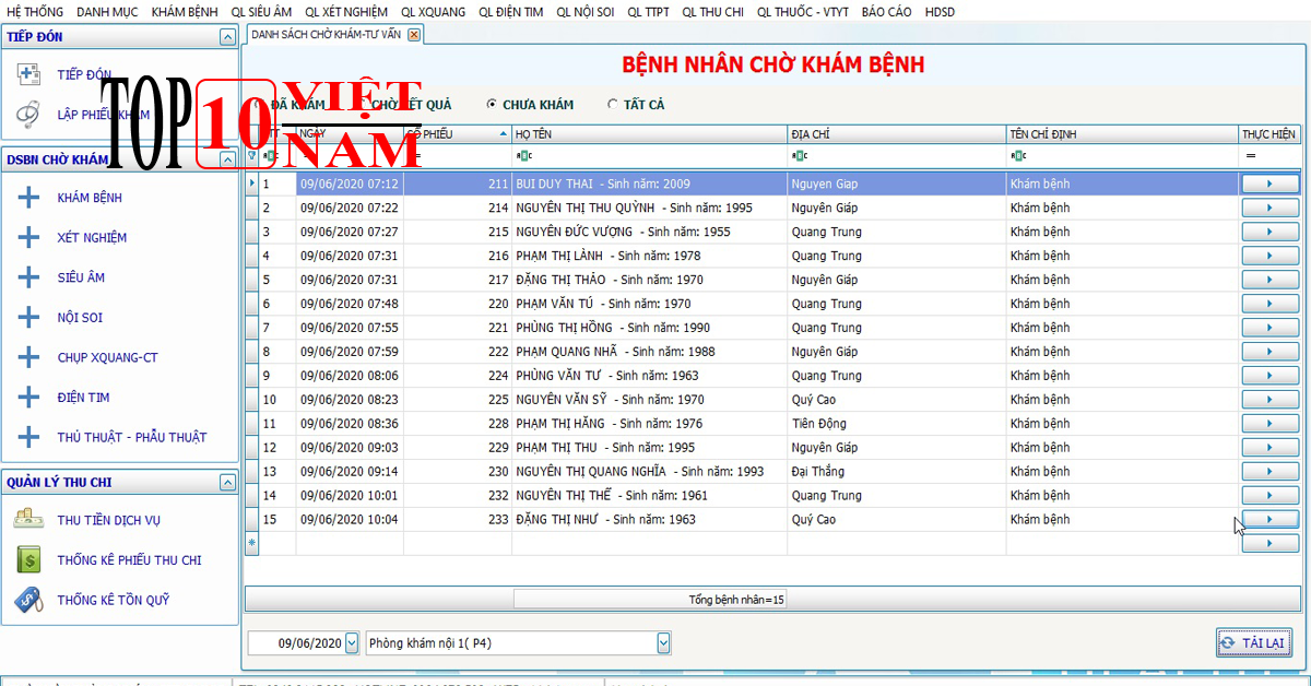 Phần Mềm Quản Lý Phòng Khám STD CLINIC