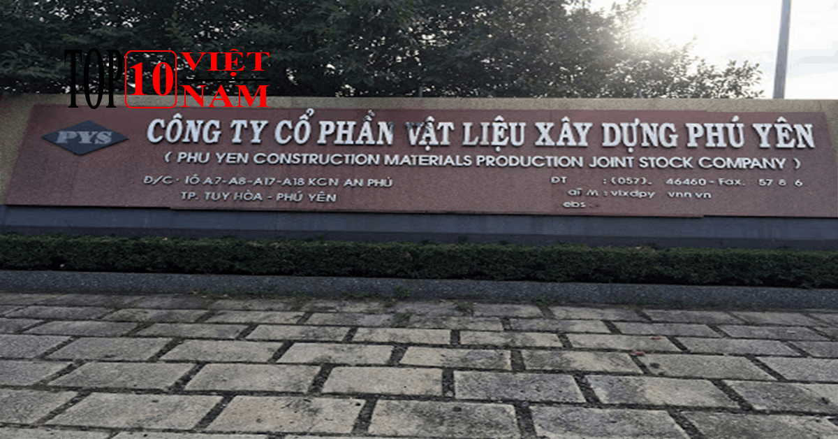 Công ty cổ phần vật liệu xây dựng phú yên