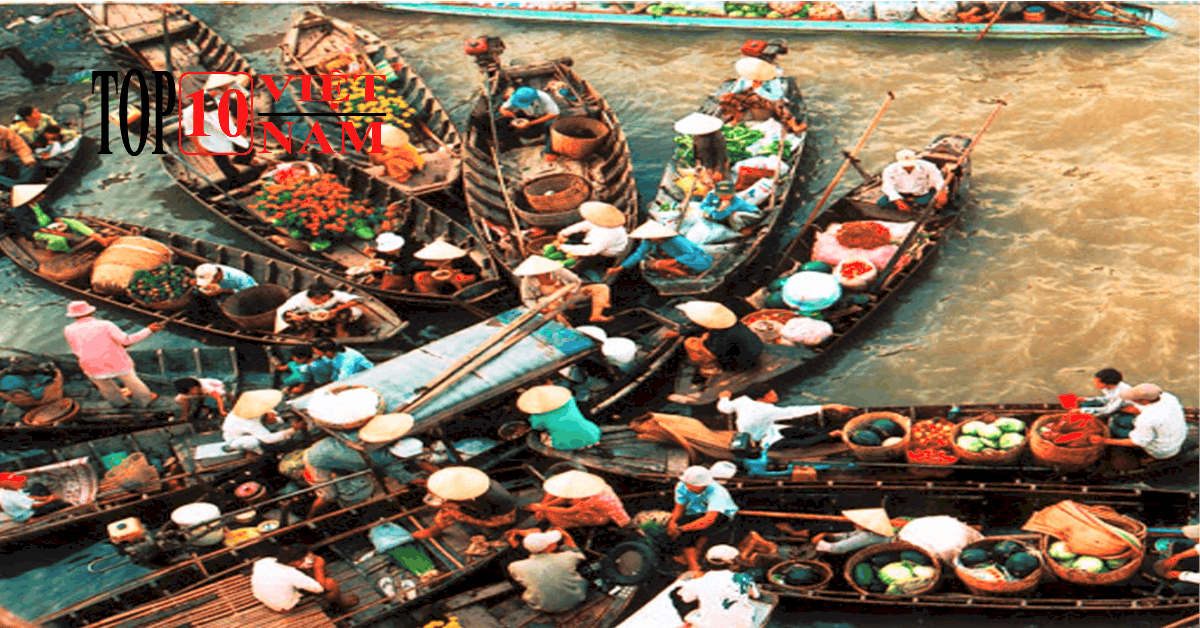 Chợ nổi Long Xuyên Đến Với Nơi Đây Ở An Giang