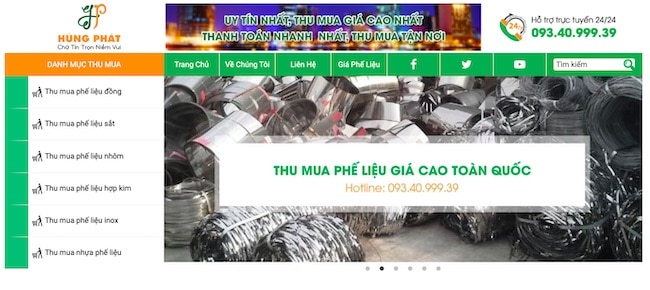 Công ty Mua Phế Liệu Hùng Phát