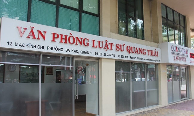 Văn phòng luật sư Quang Thái là Top 10 văn phòng / Công ty luật uy tín nhất TP. Hồ Chí Minh