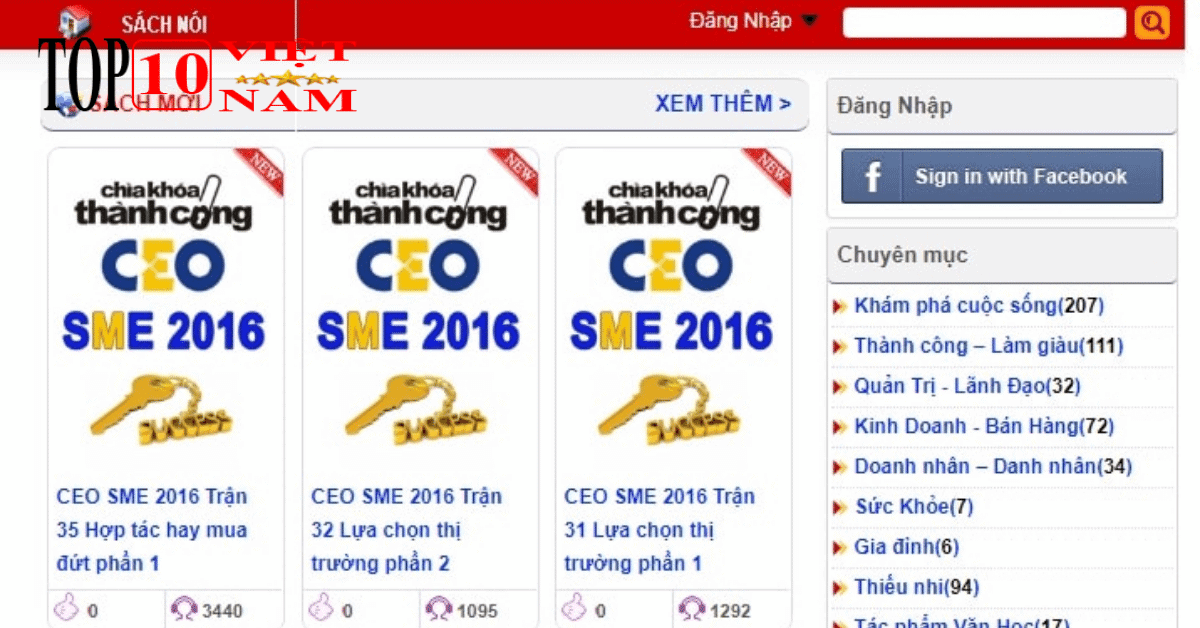sachnoionline.net Website Đọc Sách Online Hay