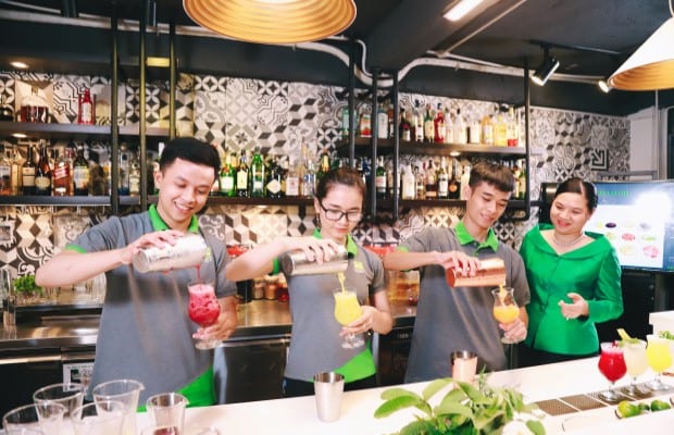 Học pha chế hướng nghiệp á âu