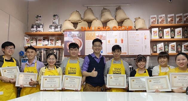 Trao chứng chỉ pha chế