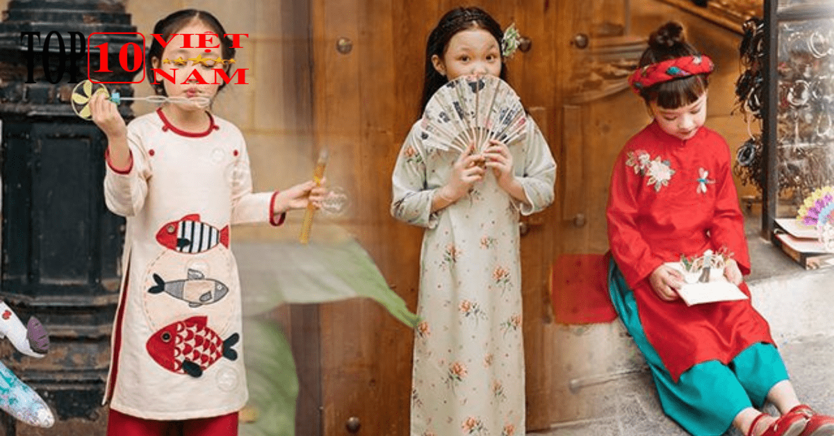 Shop bán áo dài trẻ em Bon Chop Baby Shop