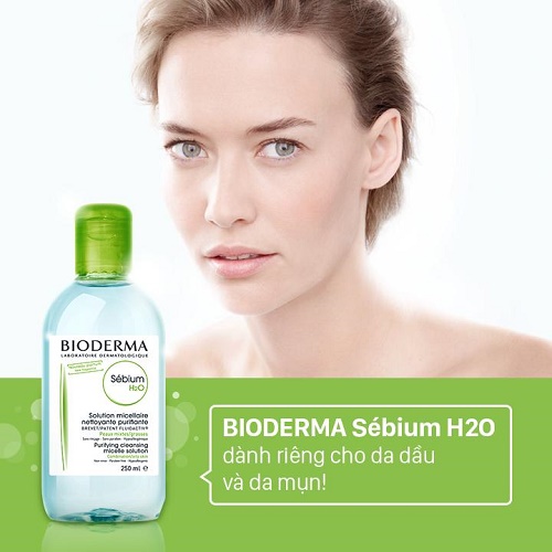 Bioderma Sebium H2O - Nước tẩy trang dành cho làn da dầu