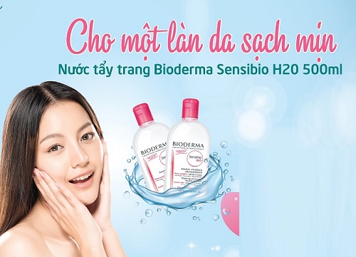 Nước tẩy trang Bioderma của Pháp được hàng triệu phái đẹp yêu thích tin dùng