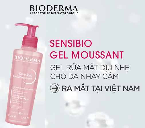 Bioderma Sensibio Gel Moussant - Sữa rửa mặt dành cho da nhạy cảm