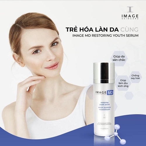 Reviews chi tiết từ A-Z: Image MD Restoring Youth Serum 5 Dùng Image MD Restoring Youth Serum đều đặn để đạt được hiệu quả tốt nhất