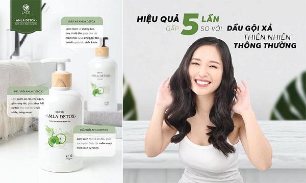 Review dầu gội Amla Detox Laco