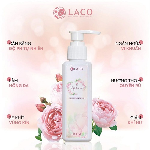 Review dung dịch vệ sinh phụ nữ Laco có tốt và nên mua hay không? 6 Dung dịch vệ sinh Laco Marosa Gel Feminine Wash 100ml