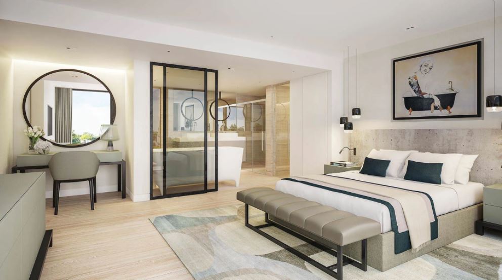 bản vẽ phòng ngủ có toilet