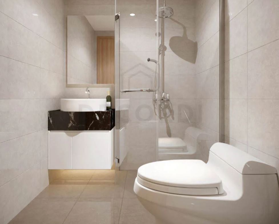 bản vẽ phòng ngủ có toilet