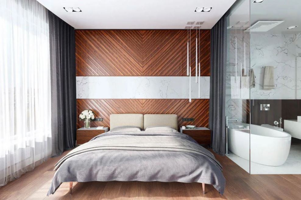 bản vẽ phòng ngủ có toilet