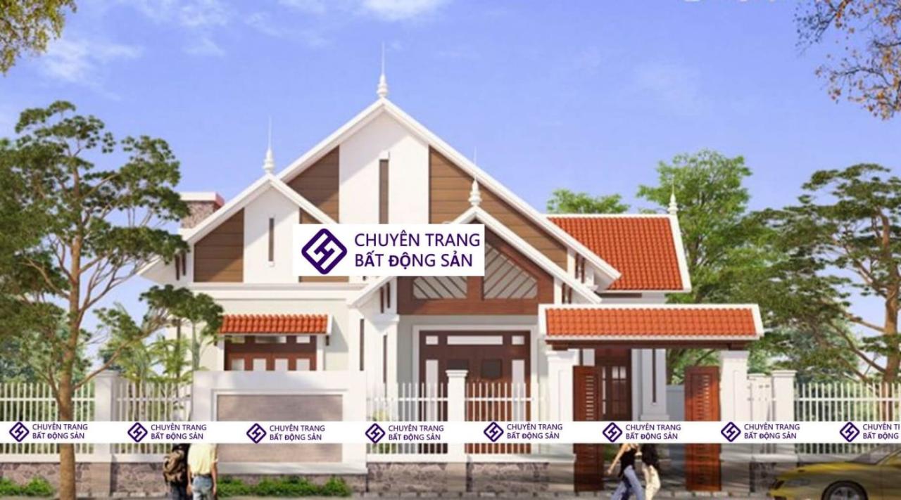 Nhà mái Thái 1 tầng 2 phòng ngủ