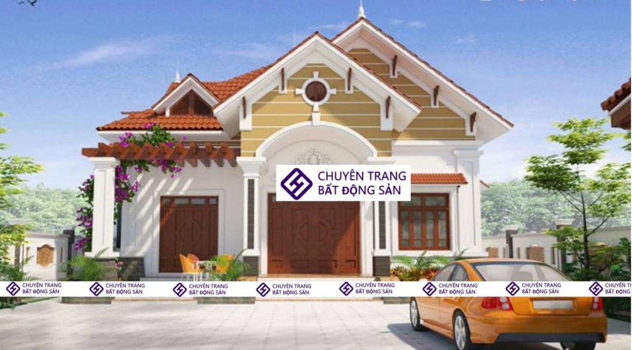 Nhà mái Thái 1 tầng 2 phòng ngủ