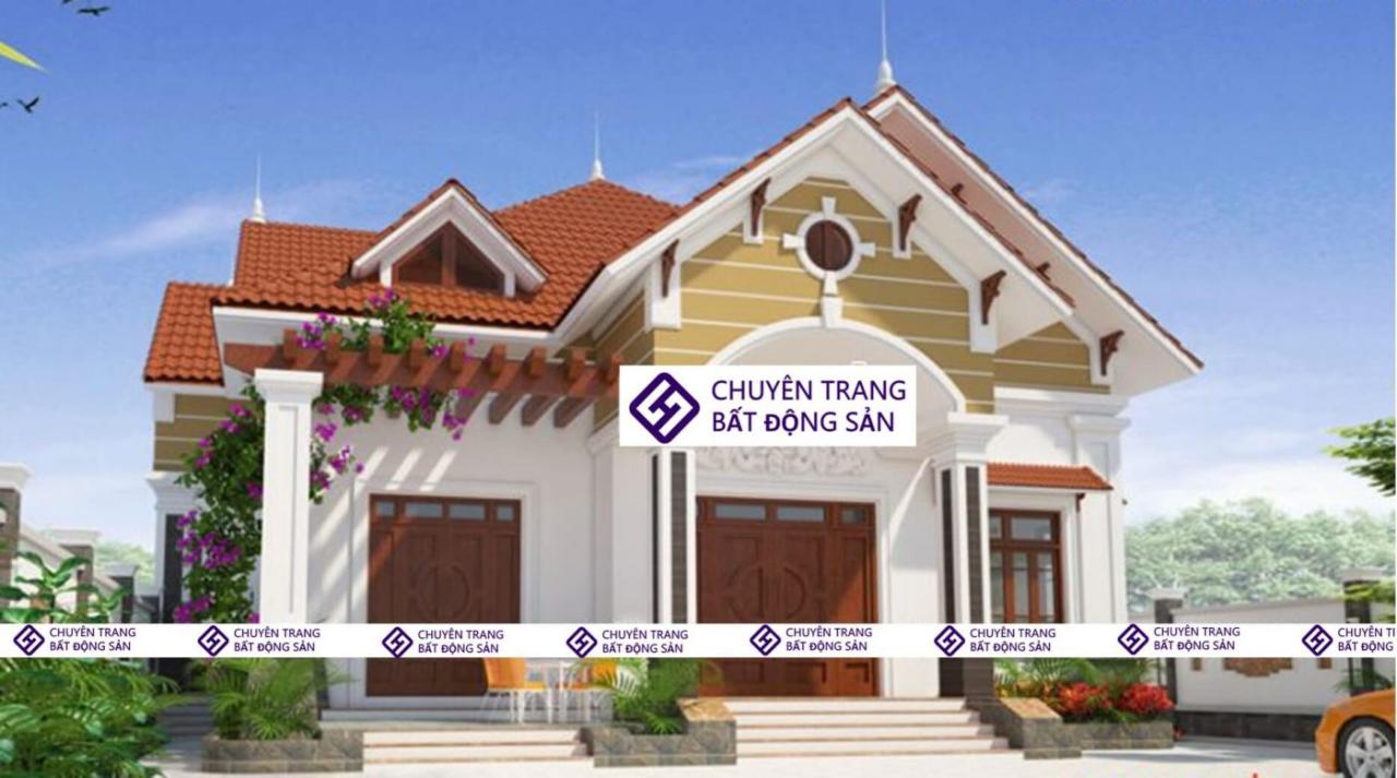 Nhà mái Thái 1 tầng 2 phòng ngủ