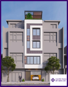 Thiết kế nhà 35m2 4 tầng