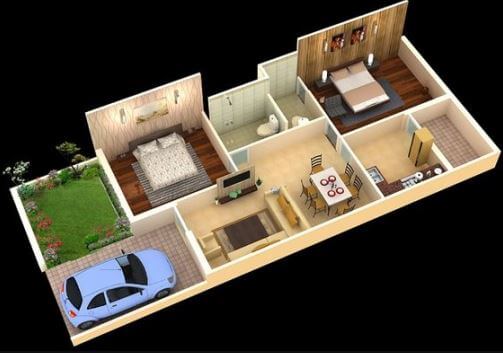 bản vẽ nhà cấp 4 200 triệu