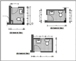 bản vẽ nhà vệ sinh đẹp