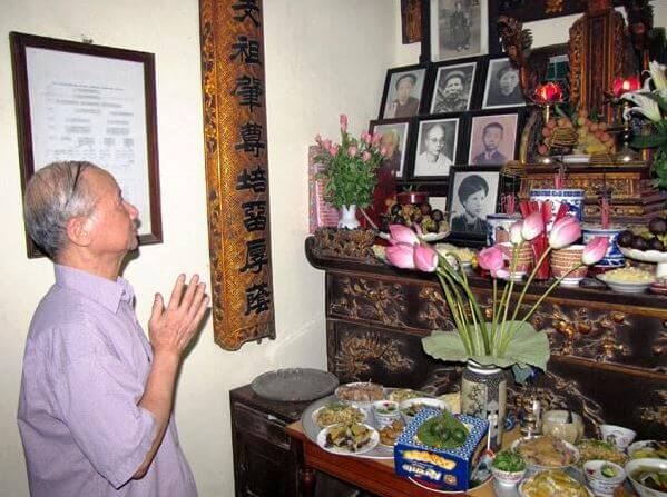 cách đặt ảnh thờ ông bà bố mẹ