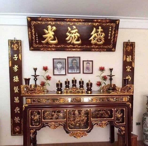 cách đặt ảnh thờ ông bà bố mẹ