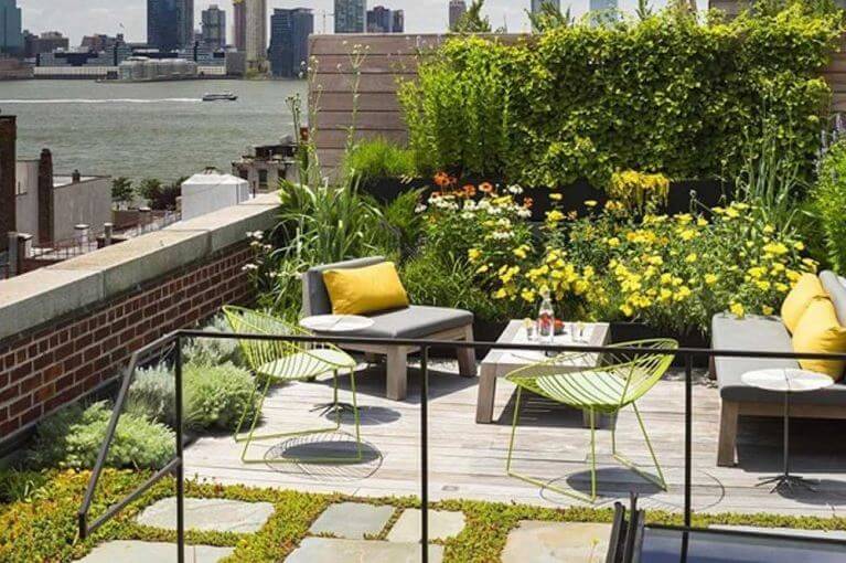 cải tạo sân thượng thành vườn