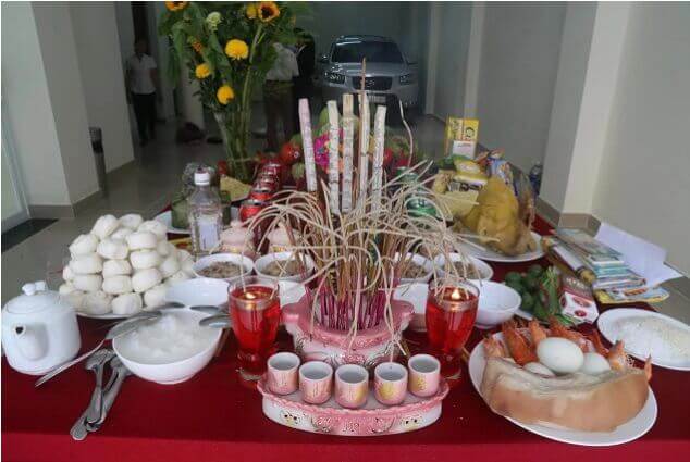 cúng nhập trạch chung cư