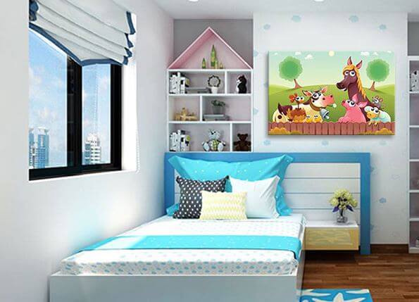 giường thấp sàn