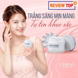 Kem duong trang nang tong cos nine tone up blanc cream 4