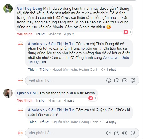 Review kem nám Transino Whitening