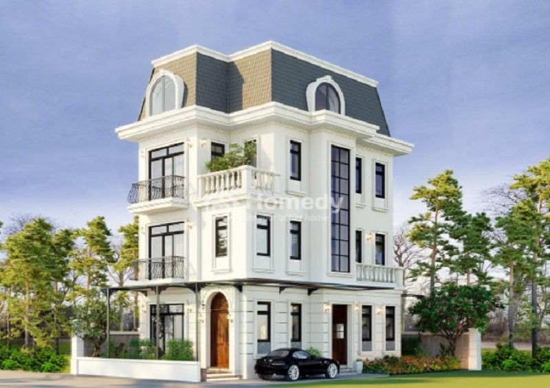 mái nhà kiểu pháp