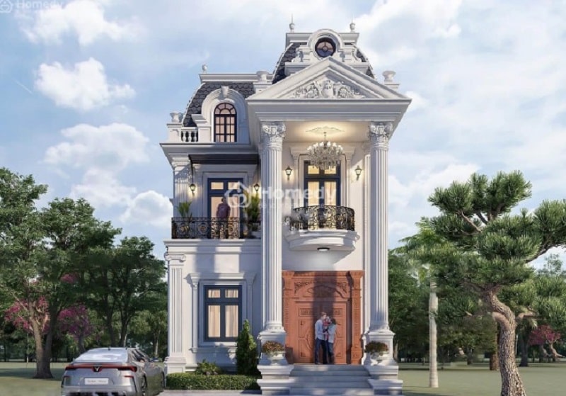 mái nhà kiểu pháp