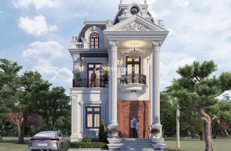 mái nhà kiểu pháp