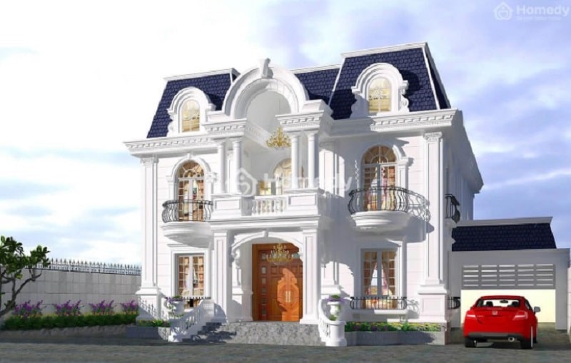 mái nhà kiểu pháp