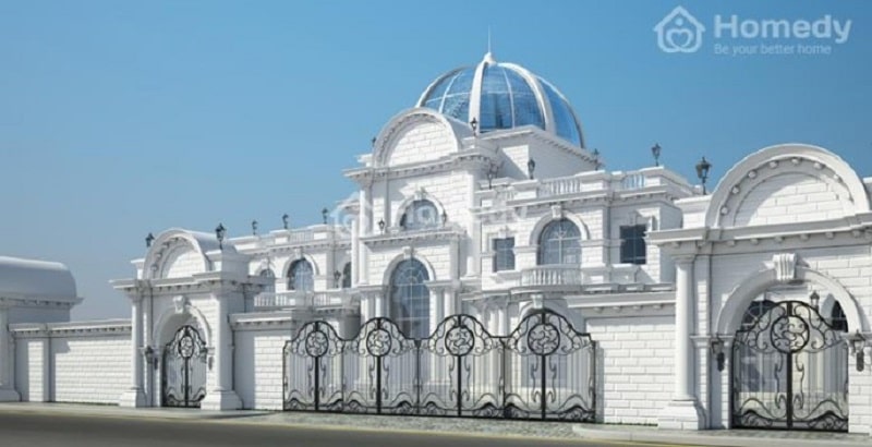 mái nhà kiểu pháp