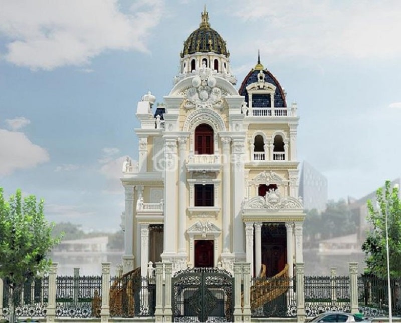 mái nhà kiểu pháp