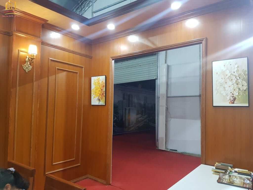 ốp gỗ phòng khách