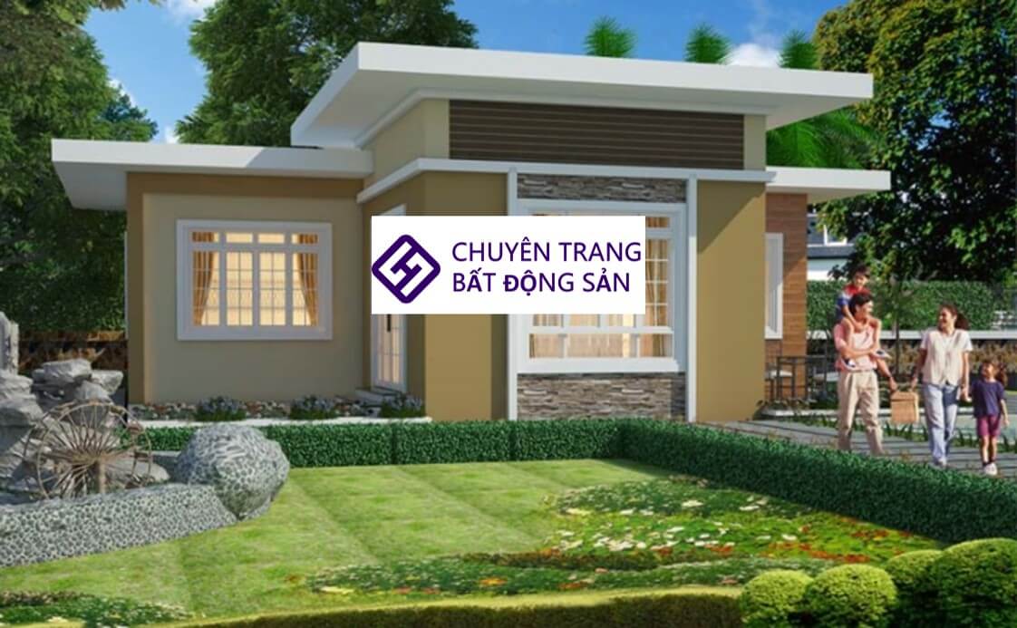 mẫu nhà 1 thò 1 thụt