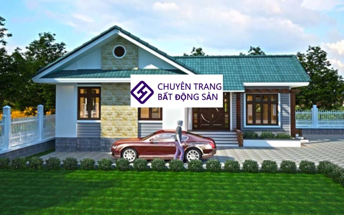 mẫu nhà 1 thò 1 thụt