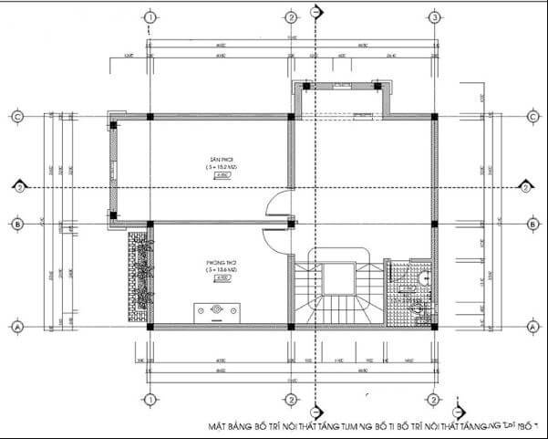 mẫu nhà 2 tầng 1 tum mái Thái đẹp