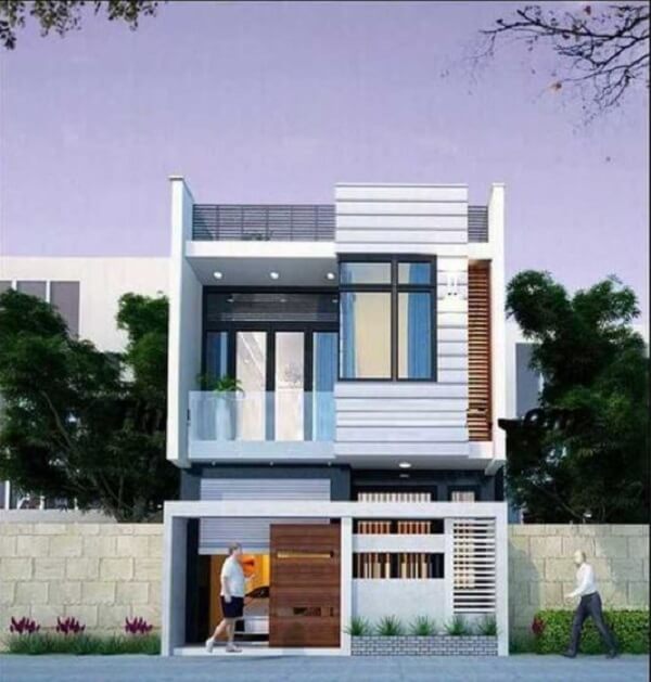 Mẫu nhà kính 2 tầng đẹp