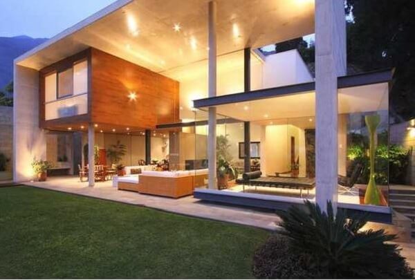 Mẫu nhà kính 2 tầng đẹp