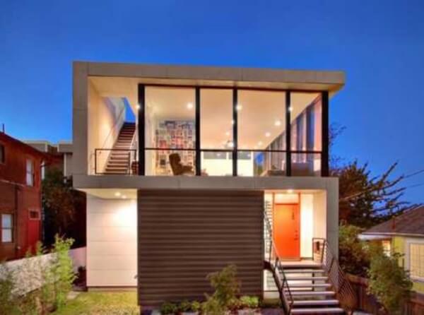 Mẫu nhà kính 2 tầng đẹp