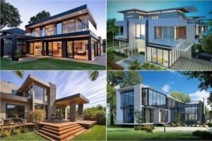 mẫu nhà lắp ghép 2 tầng đẹp