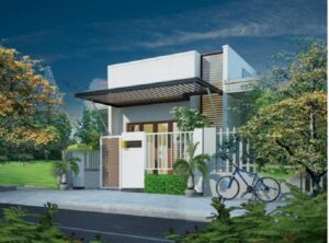 Mẫu nhà lô 1 tầng đẹp