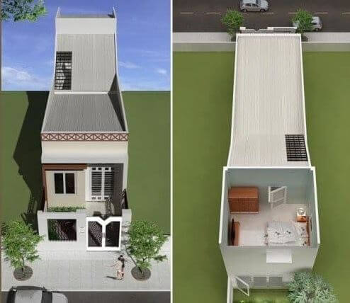 mẫu nhà mái Thái 700 triệu