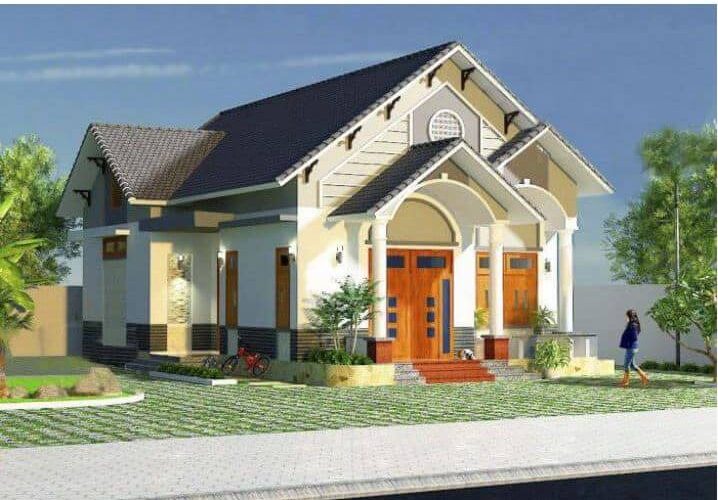 mẫu nhà mái Thái 700 triệu