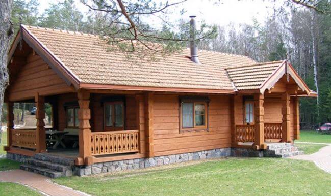 nhà gỗ cấp 4 hiện đại