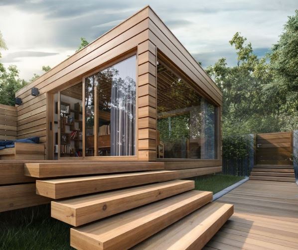nhà gỗ mini
